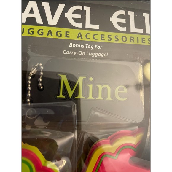 New in Box- Mr. and Mrs. Luggage Tags plus bonus Mine tag - Picture 4 of 5